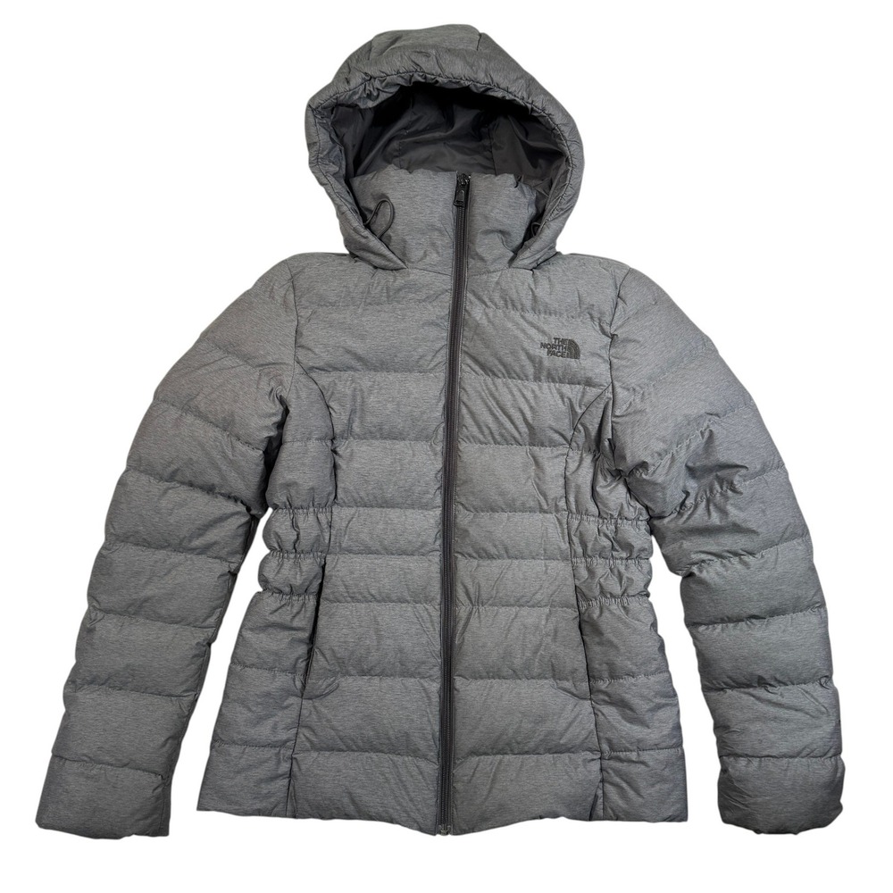 The North Face Gotham II 550 Down Parka‎ Womens Small Jacket Grey Heather Hooded